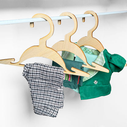 18 Inch Doll Clothes Hangers with Pants Bar